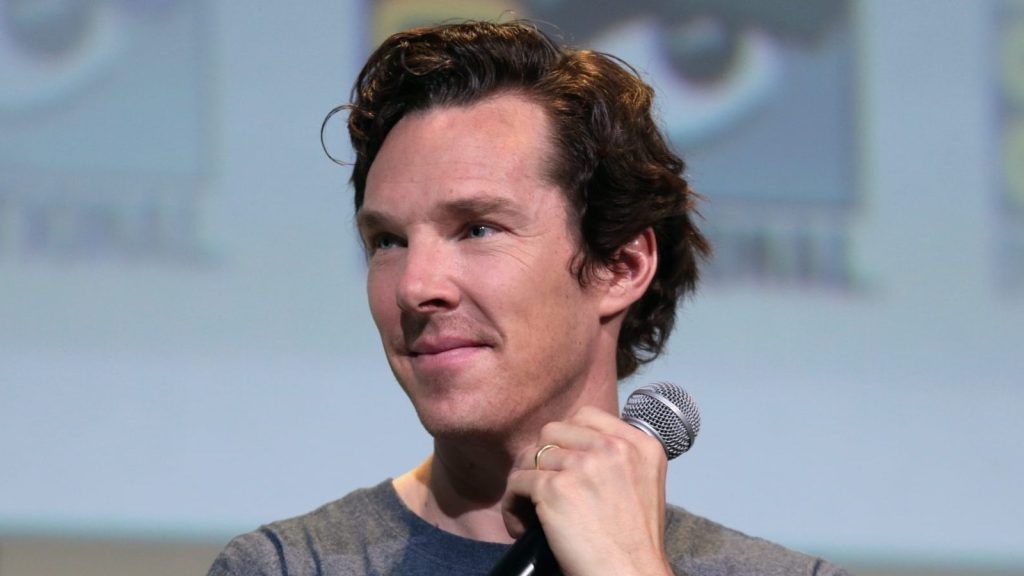 Benedict Cumberbatch at the press conference.