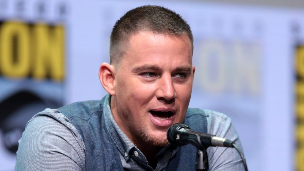 Channing Tatum at the press conference.