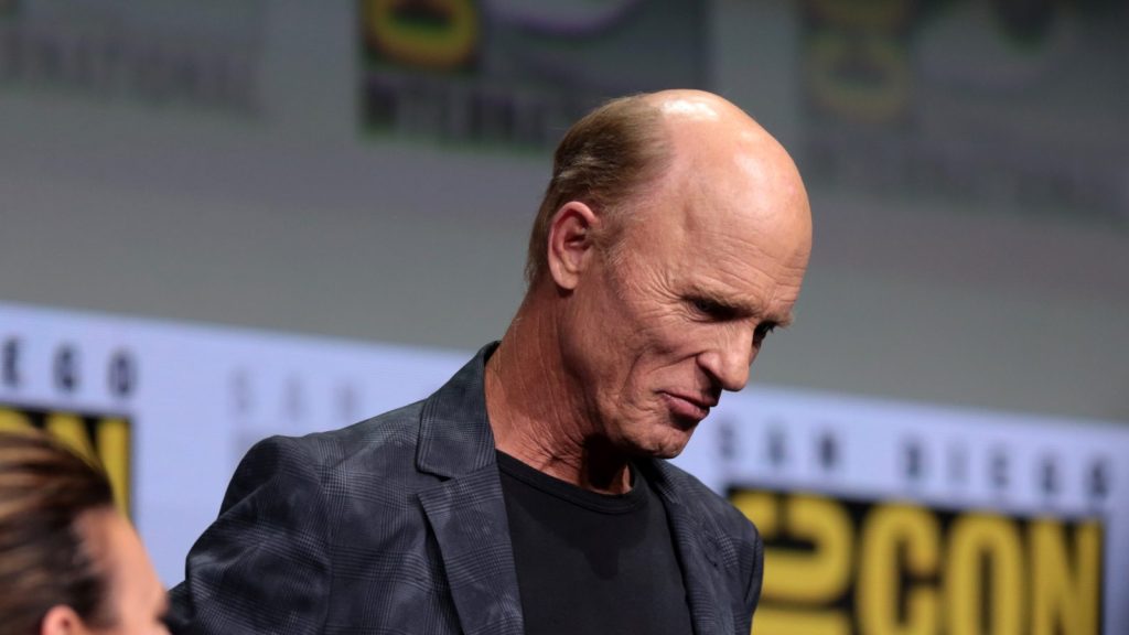 Ed Harris at the press conference.