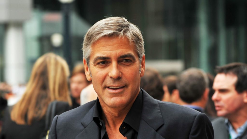 George Clooney at an award show.