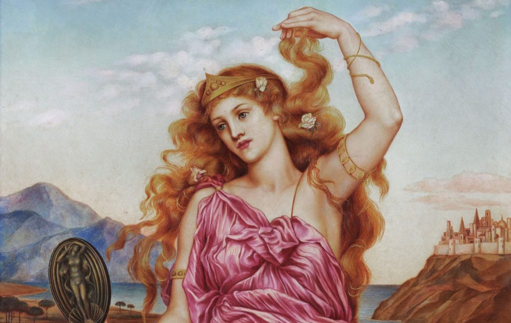 The painting of Helen of Troy.