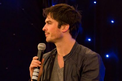 Ian Somerhalder at the live show.