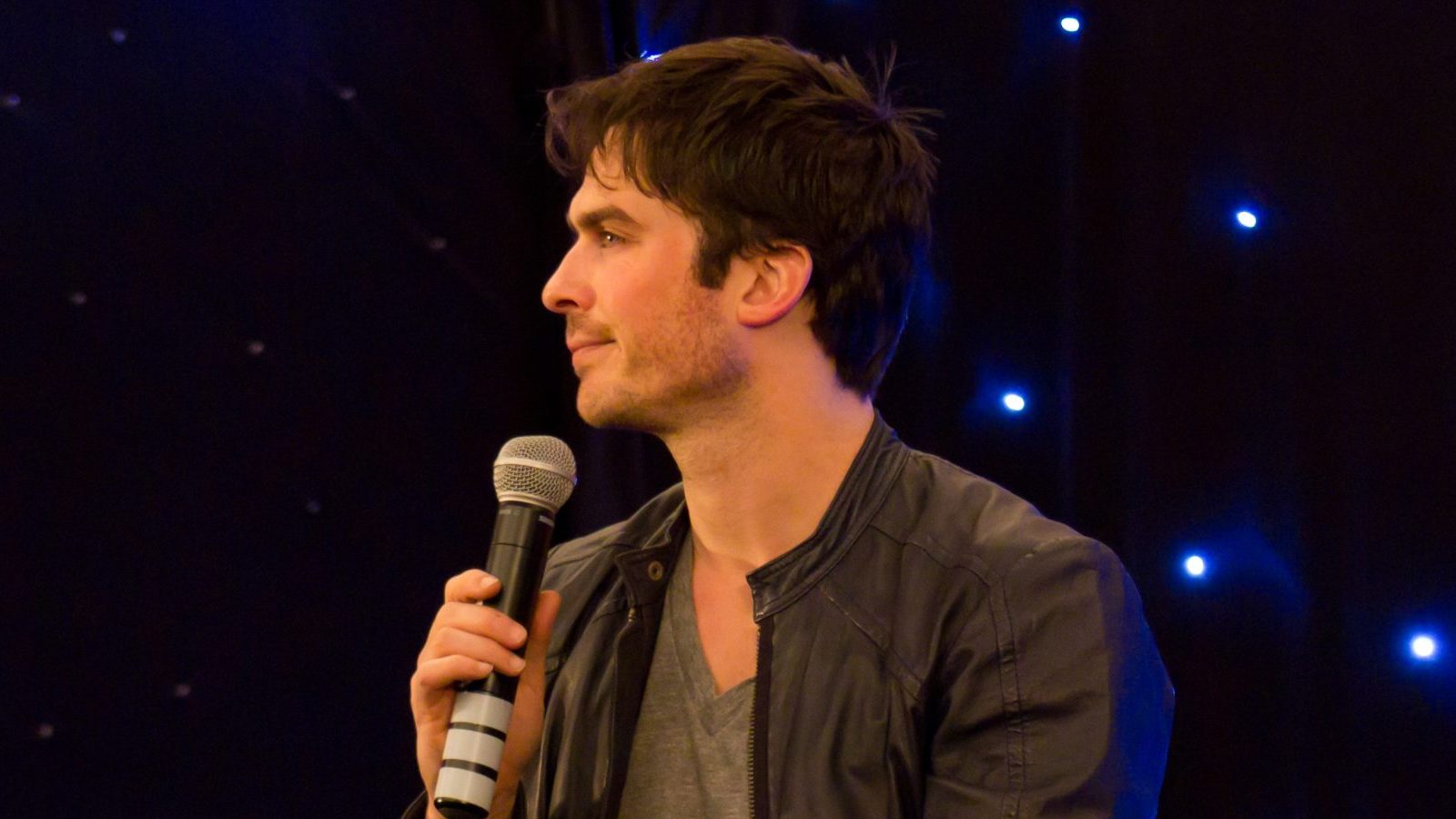Ian Somerhalder at the live show.