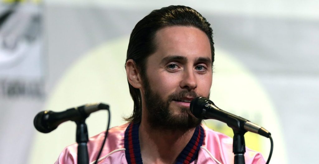 Jared Leto at a press conference.