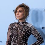 Jennifer Lopez at the movie premiere.