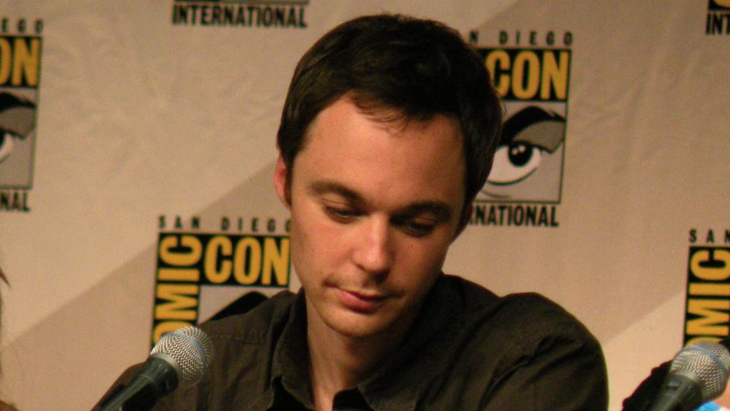 Jim Parsons at the press conference.