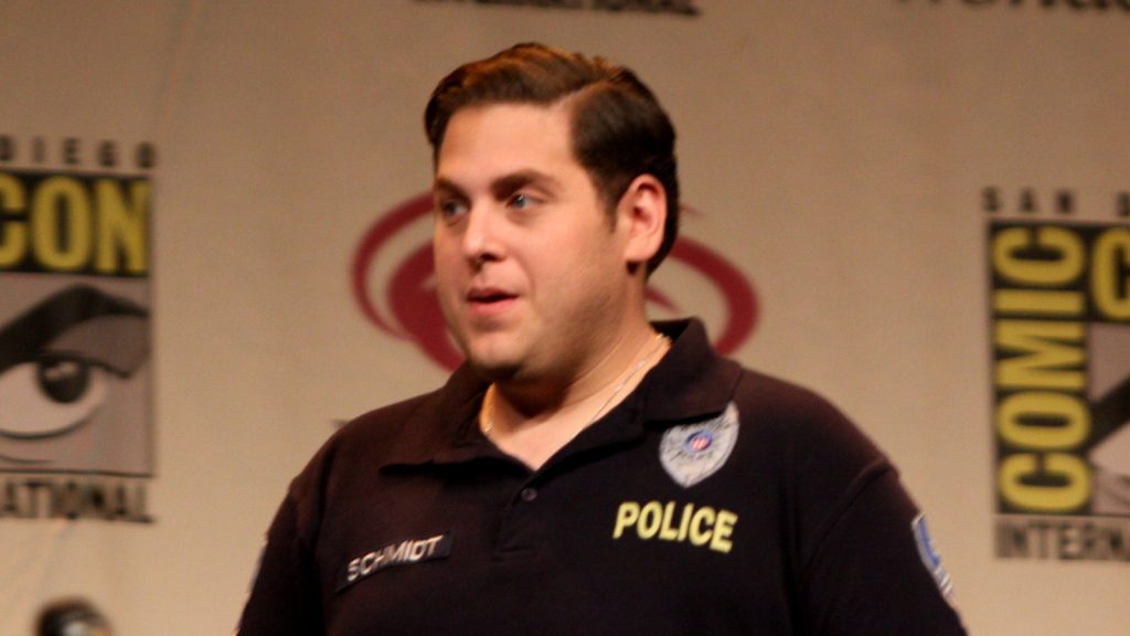 Jonah Hill at the press conference.