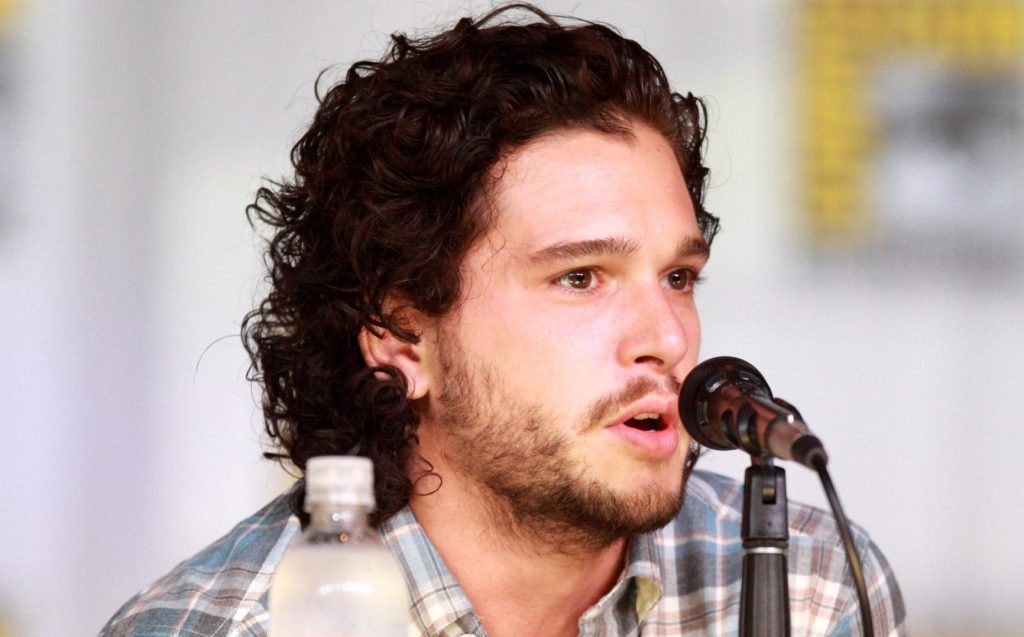 Kit Harington at the press conference.