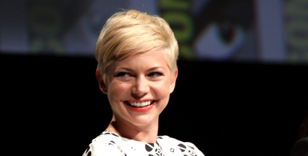 Michelle Williams at the press conference.
