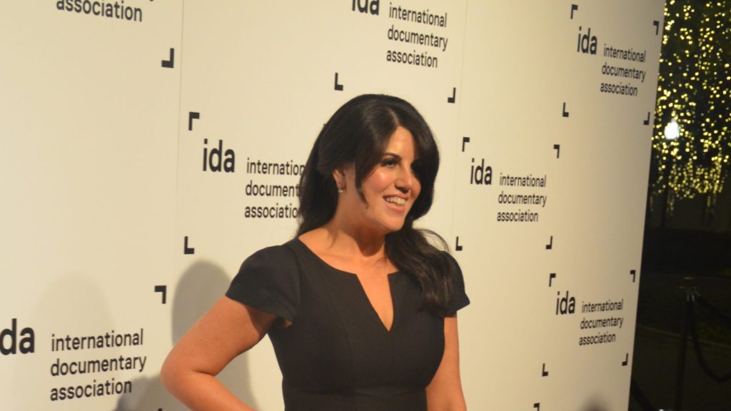 Monica Lewinsky at the red carpet event.