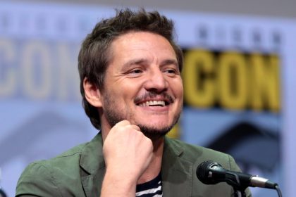 Pedro Pascal at the press conference.