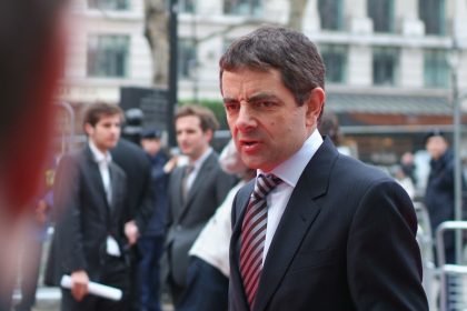 Rowan Atkinson at an event.