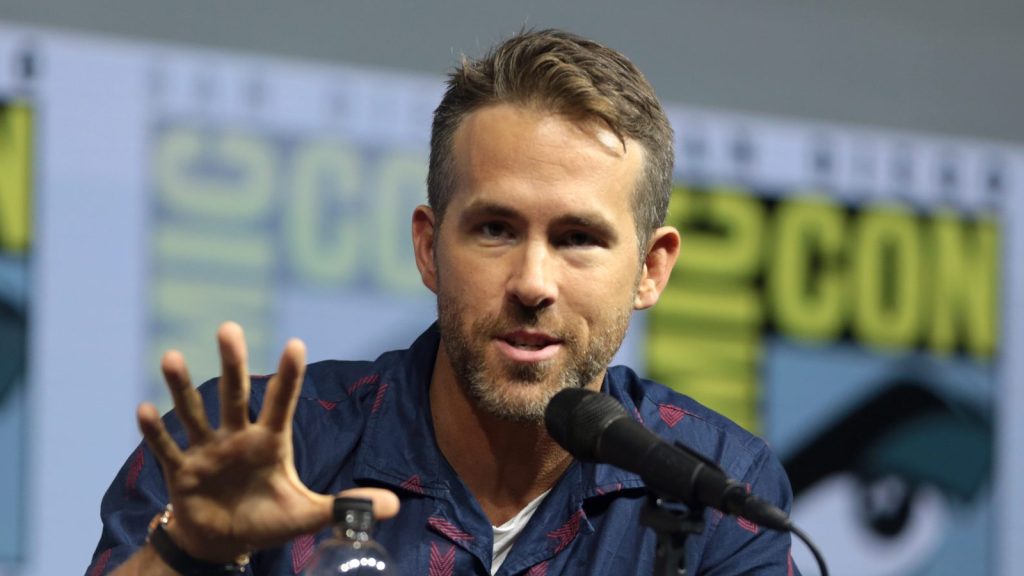 Ryan Reynolds at the press conference.