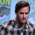 Armie Hammer at the press conference.