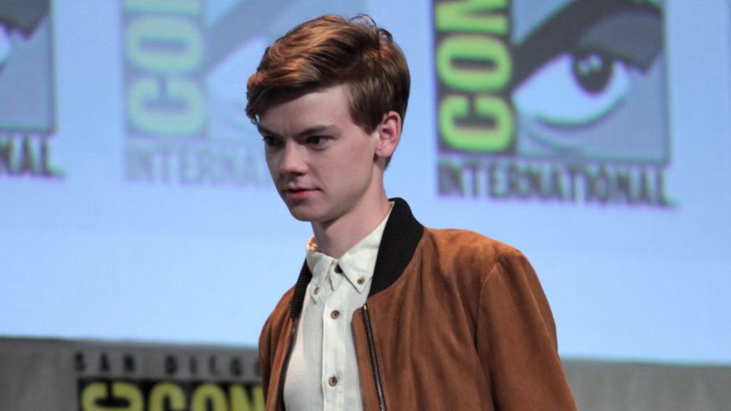 Thomas Brodie Sangster at the press conference.