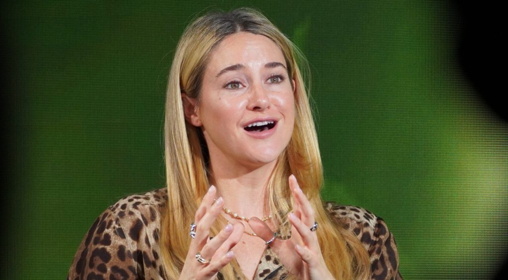 Shailene Woodley at the press conference.