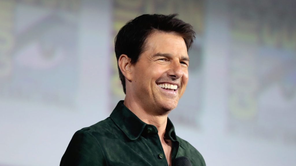 Tom Cruise at the press conference.