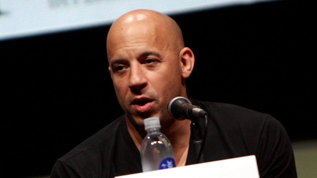 Vin Diesel at the press conference.