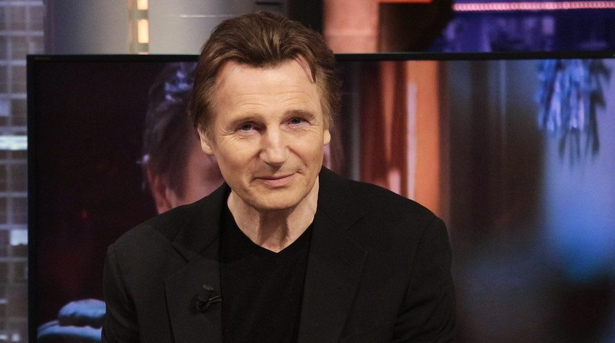 Liam Neeson at a live show.