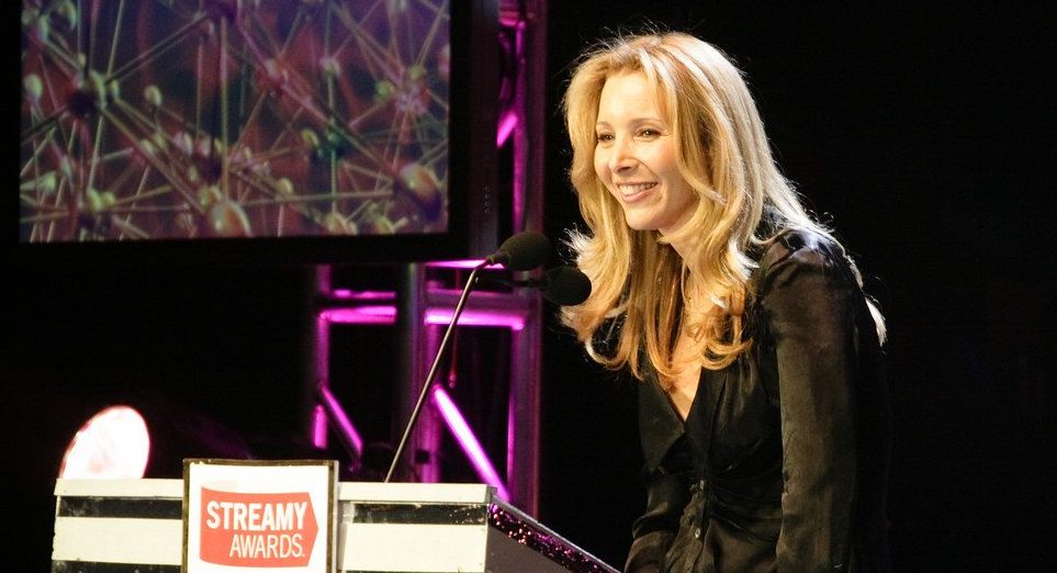Lisa Kudrow at the Streamy Award show.