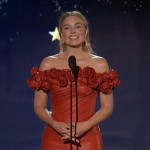 Margot Robbie at an award show.