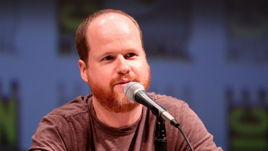 Joss Whedon at the press conference.