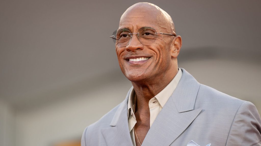 Dwayne Johnson at an event.