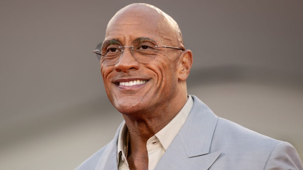 Dwayne Johnson at an event.