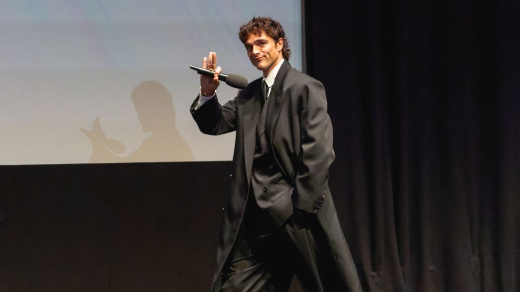 Jacob Elordi at the press conference.