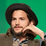 Ashton Kutcher at the press conference.