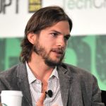 Ashton Kutcher at the press.