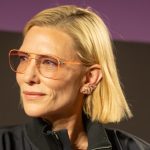 Cate Blanchett at the press conference.