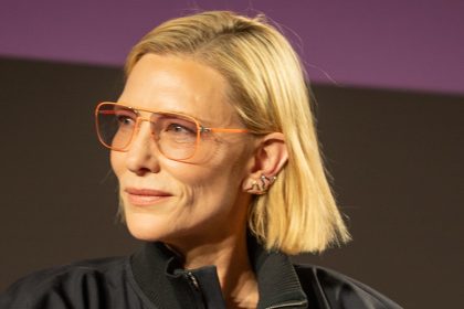 Cate Blanchett at the press conference.