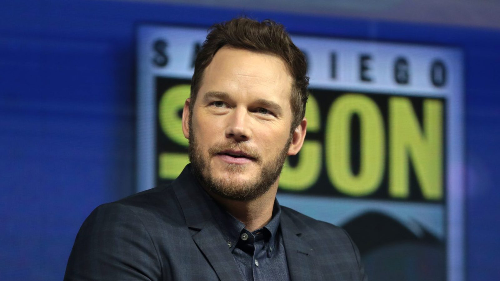 Chris Pratt at the press conference.