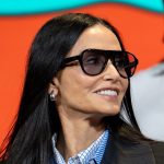 Demi Moore at the press conference.