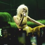 Doja Cat performing live.