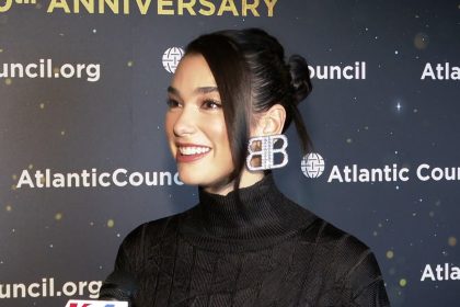 Dua Lipa at an event.