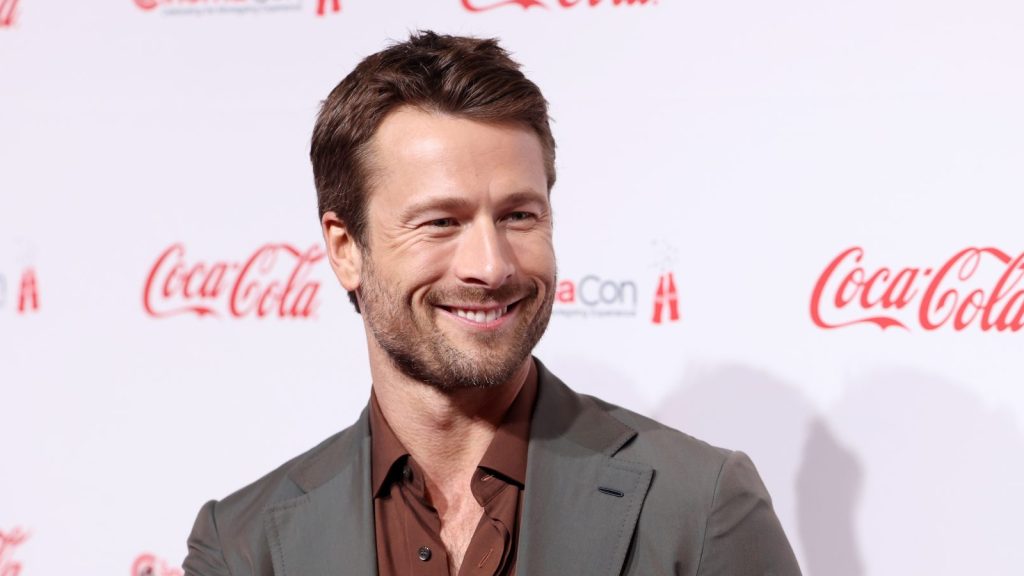 Glen Powell at an event.