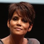 Halle Berry at the press conference.