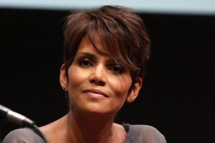 Halle Berry at the press conference.