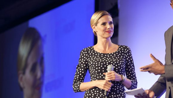 Heidi Klum at an event.