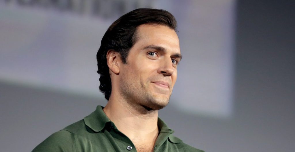 Henry Cavill at the press conference.