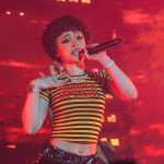 Ice Spice performing live.