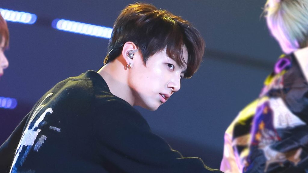 Jeon Jungkook performing live.
