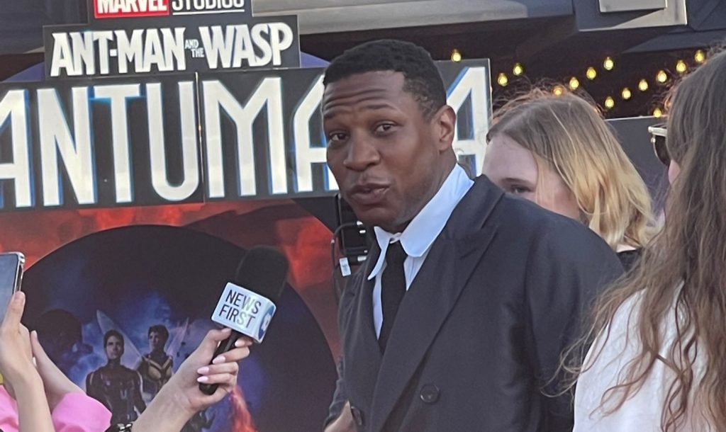 Jonathan Majors at an event.