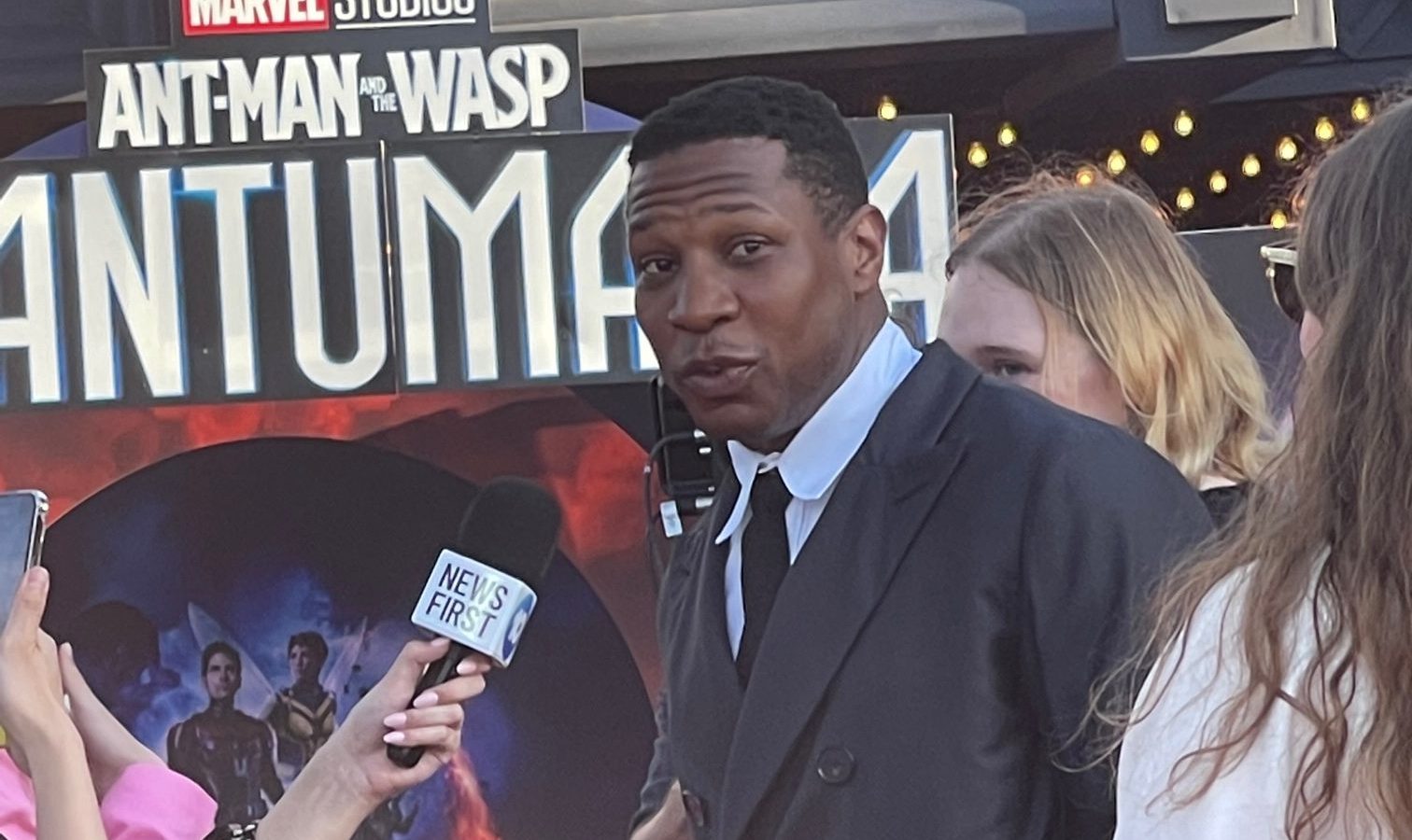 Jonathan Majors at an event.