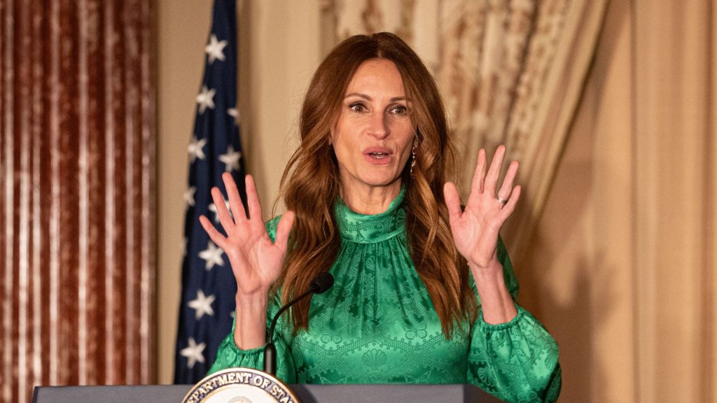 Julia Roberts at the Kennedy Center Honors dinner.