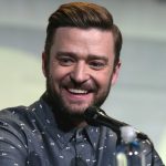 Justin Timberlake at the press conference.