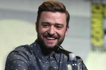 Justin Timberlake at the press conference.