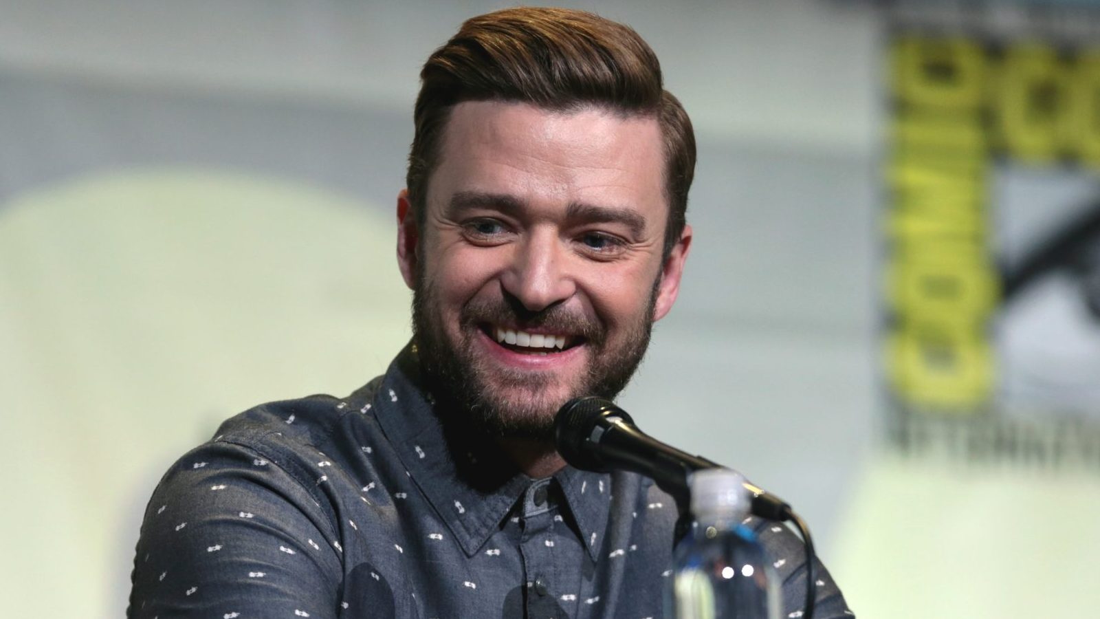 Justin Timberlake at the press conference.